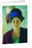 Artists Wife with Hat, 1909 by Anonymous