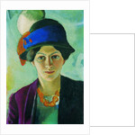 Artists Wife with Hat, 1909 by Anonymous