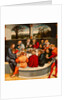The Last Supper (with Luther amongst the Apostles), Reformation altarpiece, 1539-1543 by Anonymous