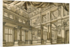 Set design for the Opera Scipione (Scipio) by George Frideric Handel, 18th century by Anonymous