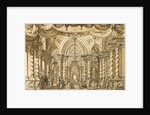 Set design for the Opera Bellérophon by Jean-Baptiste Lully, 18th century by Anonymous