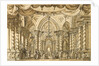 Set design for the Opera Bellérophon by Jean-Baptiste Lully, 18th century by Anonymous