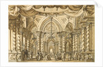 Set design for the Opera Bellérophon by Jean-Baptiste Lully, 18th century by Anonymous