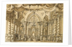 Set design for the Opera Bellérophon by Jean-Baptiste Lully, 18th century by Anonymous