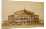 Project of the wooden summer theatre in Pavlovsk, Main facade, 1876 by Anonymous