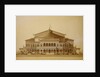 Project of the wooden summer theatre in Pavlovsk, Main facade, 1876 by Anonymous