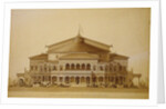 Project of the wooden summer theatre in Pavlovsk, Main facade, 1876 by Anonymous