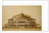 Project of the wooden summer theatre in Pavlovsk, Main facade, 1876 by Anonymous