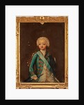 Portrait of Crown Prince Gustav III of Sweden, 1756 by Anonymous