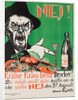 No! Crayfish require these drinks!, Swedish anti-Prohibition poster, 1922 by Anonymous