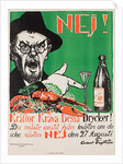 No! Crayfish require these drinks!, Swedish anti-Prohibition poster, 1922 by Anonymous