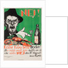 No! Crayfish require these drinks!, Swedish anti-Prohibition poster, 1922 by Anonymous