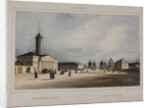 The Old Kalinkin Bridge in Saint Petersburg, 1840s by Anonymous