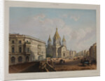 The Church of the Annunciation of the Life Guard Mounted regiment in Saint Petersburg, 1840s by Anonymous