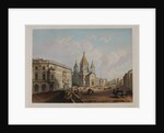 The Church of the Annunciation of the Life Guard Mounted regiment in Saint Petersburg, 1840s by Anonymous