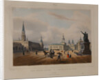 The Red Square in Moscow, 1840s by Anonymous