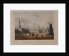 The Red Square in Moscow, 1840s by Anonymous