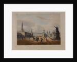 The Red Square in Moscow, 1840s by Anonymous