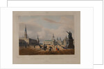 The Red Square in Moscow, 1840s by Anonymous