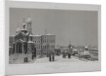 View from the Kremlin Winter Palace and the Church of Our Saviour in the Woods (Spas na Boru) across by Anonymous