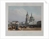 The Sennaya Square and the Saviour Church in Saint Petersburg, 1840s by Anonymous