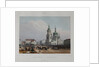 The Sennaya Square and the Saviour Church in Saint Petersburg, 1840s by Anonymous