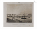 The Trinity Bridge in Saint Petersburg, 1840s by Anonymous
