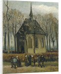 Congregation Leaving the Reformed Church in Nuenen, 1884-1885 by Anonymous