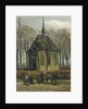 Congregation Leaving the Reformed Church in Nuenen, 1884-1885 by Anonymous