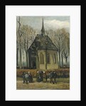 Congregation Leaving the Reformed Church in Nuenen, 1884-1885 by Anonymous