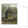 Congregation Leaving the Reformed Church in Nuenen, 1884-1885 by Anonymous