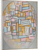 Composition in oval with color planes 2, 1914 by Anonymous