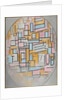 Composition in oval with color planes 2, 1914 by Anonymous