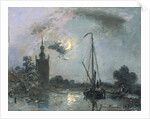 Overschie in the Moonlight, 1871 by Anonymous