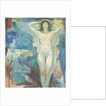 Standing Nude Against Blue Blackground, 1925-1930 by Anonymous