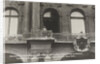 Nicholas II declares war on Germany from the balcony of the Winter Palace, 2 August 1914, 1914 by Anonymous