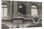 Nicholas II declares war on Germany from the balcony of the Winter Palace, 2 August 1914, 1914 by Anonymous
