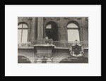 Nicholas II declares war on Germany from the balcony of the Winter Palace, 2 August 1914, 1914 by Anonymous