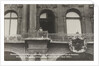 Nicholas II declares war on Germany from the balcony of the Winter Palace, 2 August 1914, 1914 by Anonymous