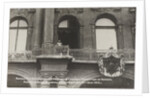 Nicholas II declares war on Germany from the balcony of the Winter Palace, 2 August 1914, 1914 by Anonymous