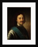 Portrait of Emperor Peter I the Great, First third of 18th cen by Anonymous