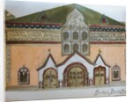 The design of the façade of the Tretyakov Gallery, Magazine Mir iskusstva (World of Art) 1900 No 21- by Anonymous