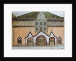 The design of the façade of the Tretyakov Gallery, Magazine Mir iskusstva (World of Art) 1900 No 21- by Anonymous