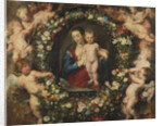 Madonna in a Garland of Flowers, c. 1616-1618 by Anonymous