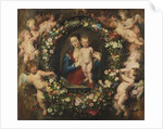 Madonna in a Garland of Flowers, c. 1616-1618 by Anonymous