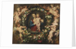 Madonna in a Garland of Flowers, c. 1616-1618 by Anonymous