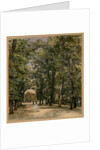 Avenue in the Schönbrunn palace park, ca 1871-1874 by Anonymous