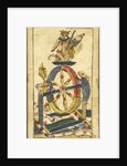 La Roue de Fortune (Wheel of Fortune), Tarot card, Early 18th cen by Anonymous