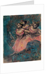 Three Dancers in Red, 1896 by Anonymous