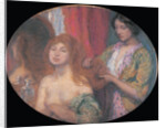 Combing the Hair, c. 1912 by Anonymous